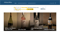 Desktop Screenshot of chilean-wine.com